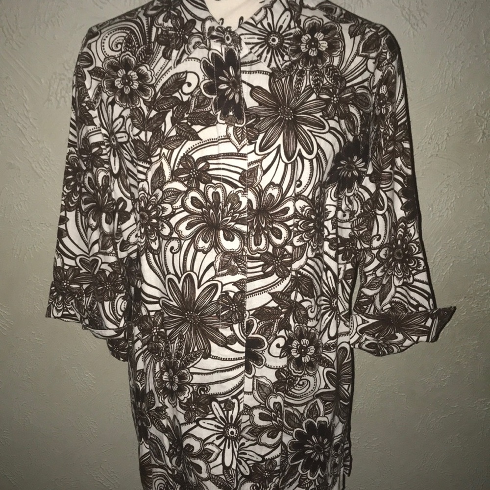 Chico’s linen button down shirt